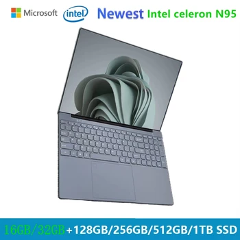 CARBAYTA Офисный Ноутбук Windows 11 Игровые Дешевые Ноутбуки Нетбук 16 