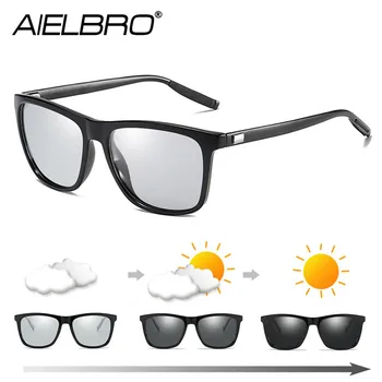 Мужские велосипедные очки AIELBRO, спортивные очки, Мужские солнцезащитные очки, фотохромные очки, Женские солнцезащитные очки, защитные велосипедные очки