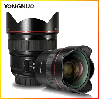 Сверхширокоугольный объектив Prime YONGNUO YN14mm F2.8C с большой диафрагмой 14 мм AF/MF для цифровой зеркальной камеры Canon