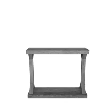 Тканые дорожки Небольшой Деревенский консольный стол с колючками для входа, серый