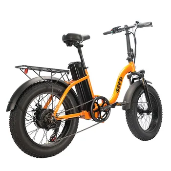 48V 10Ah Электрический велосипед с демпфирующей электромобильной литиевой батареей 20 дюймов 500 Вт, Комфортные портативные поездки на работу