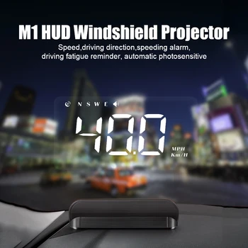 Автомобильный головной дисплей M1 GPS, HUD, бортовой компьютер, Проектор на лобовое стекло, цифровой монитор спидометра, электронные автоаксессуары