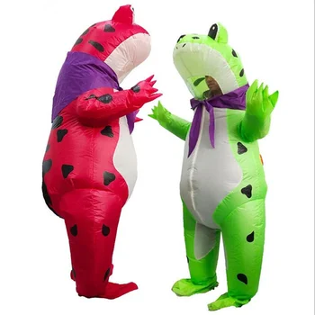 Надувной костюм для взрослых, надувной костюм лягушки, Жабья эссенция, надувные костюмы, надутая одежда, Карнавальный реквизит для косплея
