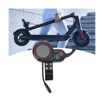 Измеритель приборной панели электрического скутера NJAX-T 36V 48V Регулируемый + Кнопка переключения 6PIN для аксессуаров для электрического скутера