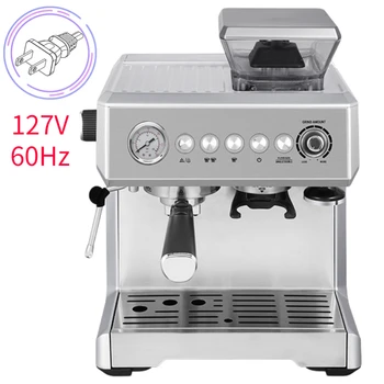 1350 Вт 15 бар MX US 127 В ULKA италия машина для измельчения зерен капучино эспрессо с кофемолкой кофеварка