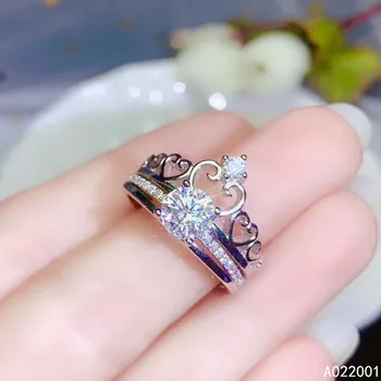 KJJEAXCMY fine jewelry Mosang Diamond стерлингового серебра 925 пробы, новое женское комбинированное кольцо, тест на поддержку популярное