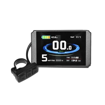 KT Ebike ЖК-дисплей 24V 36V 48V LCD8H Дисплей Водонепроницаемый Разъем с USB Электрическим Велосипедным Дисплеем