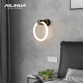 Полностью медный настенный светильник минималистичный светильник для спальни роскошный коридор креативная комната в коридоре 2022 новые лампы прикроватная лампа