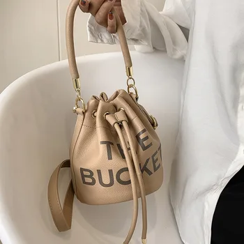 Брендовая женская сумка-мешок FUNMARDI, сумка через плечо из искусственной кожи, женская дизайнерская сумка на шнурке WLHB3246