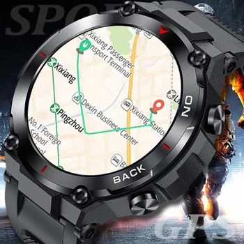 2023 Новые Военные GPS Смарт-часы AMOLED 360*360 HD Экран Сердечного Ритма Водонепроницаемые Смарт-часы Мужские Применимы Для Xiaomi Huawei