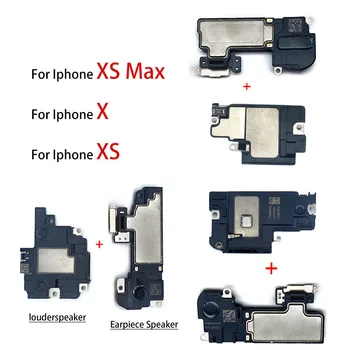 Оригинальный Динамик + Динамик для наушников, гибкий кабель динамика для iPhone X XR XS Max, Громкоговоритель, Внутренний Зуммер, гибкий кабель