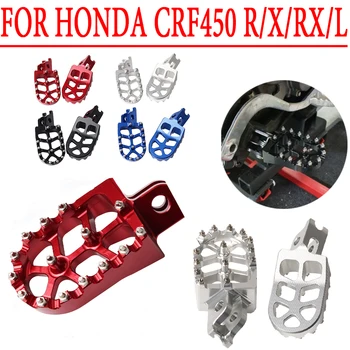 Для Honda CRF450R CRF450RX CRF450X CRF450L CRF 450 R RX X L Мотоциклетная Подставка Для Ног Подножки Подножки Для Ног Педали