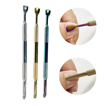 Толкатель для кутикулы и ложка для ногтей, средство для удаления омертвевшей кожи, резак для удаления кутикулы, прочные инструменты для маникюра и педикюра для ногтей на ногах