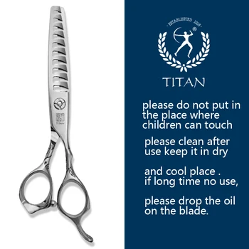 Профессиональные 6-дюймовые ножницы для волос Titan салонные ножницы парикмахерские филировочные ножницы парикмахерские ножницы 440C из нержавеющей стали