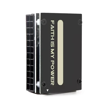 Компьютерный блок питания ATX, 24-контактный 90-градусный разъем, адаптер для рулевой головки, Аксессуары для монтажа 