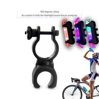 Кронштейн для вращения на 360 градусов, Подставка для велосипедного фонаря, Держатель лампы MTB, светодиодный светильник, Крепление для велосипедных аксессуаров, Факел