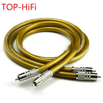Топ-пара Hi-Fi-разъемов с родиевым покрытием RCA Cardas HEXLINK GOLDEN 5C Audio 2RCA Соединительный кабель между мужчинами