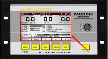5,1-дюймовый ЖК-экран для HOLZMEISTER M800B DELPHI Display Screen Matrix Для контроллера сушки древесины HOLZMEISTER DELPHI M800B