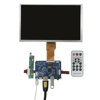 9-Дюймовый Портативный Многоцелевой 1024 * 600 ЖК-дисплей Плата управления драйвером U Диск HDMI Аудио для монитора Raspberry Pi PC