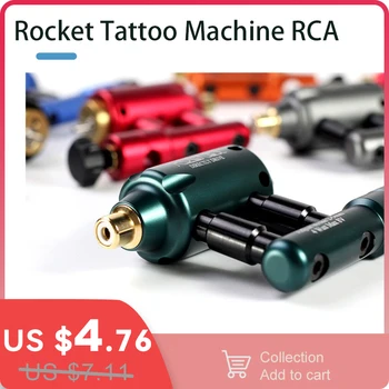 Профессиональная ручка для тату-машинки 2-5 мм Rocket Tattoo Machine RCA с двигателем без сердечника, машина для перманентного макияжа, легкая, устойчивая к усталости