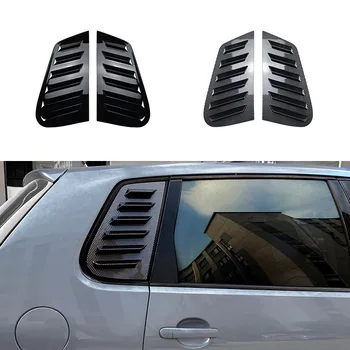 Для Volkswagen Polo 9N 2001-2009, Отделка жалюзи на заднее стекло Автомобиля, Аксессуары для отделки боковых вентиляционных отверстий