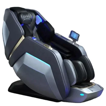 НОВОЕ 4D Массажное кресло с откидной спинкой и нулевой гравитацией, SL Массажное кресло с голосовым управлением AI/сенсорным ЖК-экраном/функцией определения состояния здоровья