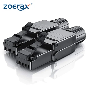 ZoeRax Cat8 Cat7 Cat6a Разъемы RJ45 без инструментов Промышленный Ethernet Easy Jack Экранированный модульный разъем RJ45 - 1ШТ