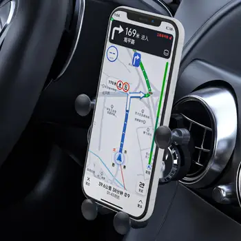 Автомобильная подставка для телефона GUB V08 с гравитационным креплением, вращающаяся на 360 градусов, Установка вентиляционного отверстия, противоударный автомобильный кронштейн для телефона для Авто