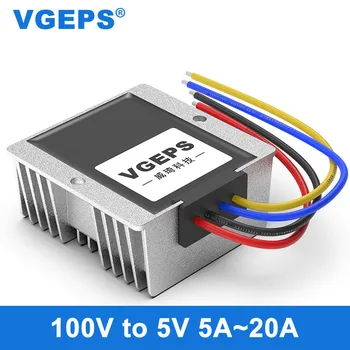 Изолированный модуль регулятора напряжения постоянного тока 60V72V84V96V100V-5V преобразователя мощности от 50-120 В до 5 В