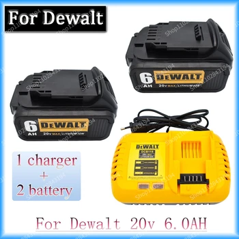 Dewalt 3.0AH 4.0AH 5.0AH 6.0AH 18V 20v аккумулятор для электроинструмента Dewalt DCB180 DCB181 DCB182 DCB201 DCB200 Максимальная мощность 18650 аккумулятор