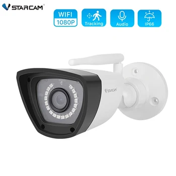 Vstarcam IP Bullet Camera Wifi Outdoor 1080P IP Surveillance Security AI Humanoid Detect IP66 Водонепроницаемый ИК Ночной Аудио HD CCTV