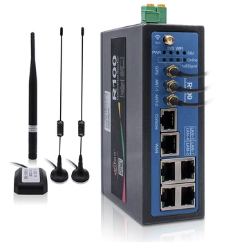 Поддержка промышленного 4G VPN wifi маршрутизатора GPS R100 со слотом для sim-карты и портом Ethernet