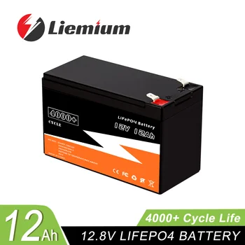 Новый Аккумулятор LiFePO4 12V 12Ah 20A Встроенный BMS Литий-железо-Фосфатный Накопитель энергии Для детских Скутеров 12,8 V LiFePO4 Battery