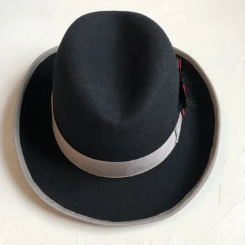 X4002 Шерстяные Фетровые шляпы для взрослых, Фетровая шляпа, Женская Фетровая шляпа, 100 Шерстяная Фетровая шляпа, Шерстяные Панамы