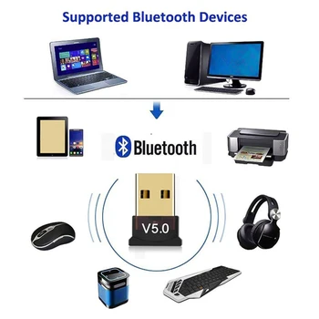 Мини USB Беспроводной ключ 5.0 Адаптер, Передатчик, беспроводной приемник, Аудио для мобильного телефона, компьютера, ПК, ноутбука