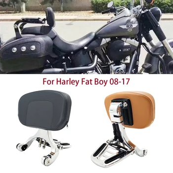 Мотоциклетная Многоцелевая Спинка Для Водителя и Пассажира Harley Softail Fat Boy FLFBS FLFB FLSTFBS 2008-2017