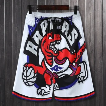 Новые Американские Баскетбольные Брюки Warriors Raptors Sports Trainin Мужские Свободные Спортивные штаны большого размера M-5xl