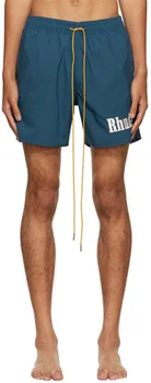 Винтажная мужская одежда, шорты Rhude, бриджи Rhude с сетчатым шнурком на шнурке
