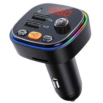 Автомобильный Bluetooth MP3-плеер C20 со слотом для карт памяти/U-диском, Качество звука без потерь, Громкая связь, FM-передатчик, Автомобильный MP3