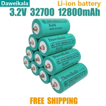 Daweikala Новая Аккумуляторная Батарея 32700 12800 мАч 3,2 В Lifepo4, Профессиональная литий-железо-Фосфатная Аккумуляторная Батарея с Винтом
