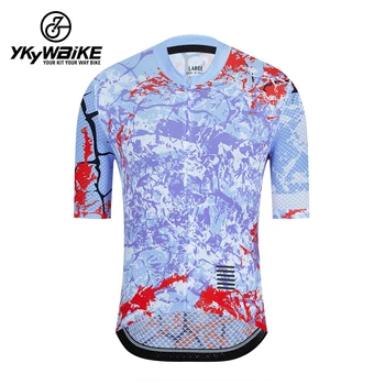 Ykywbike Велоспорт Джерси С коротким рукавом Мужская Летняя одежда для горных Велосипедов Гоночная Mtb Велосипедная одежда Рубашка Ограниченная серия