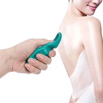 Зеленый силиконовый массажер для большого пальца Защищает мышцы запястья, расслабляет фасцию, оригинальный точечный массаж Снимает боль и усталость