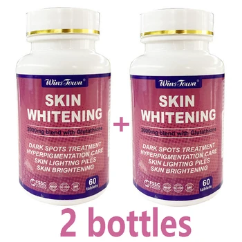 2 флакона таблеток для отбеливания кожи капсула для красоты антиоксидантное отбеливание и удаление веснушек здоровое питание