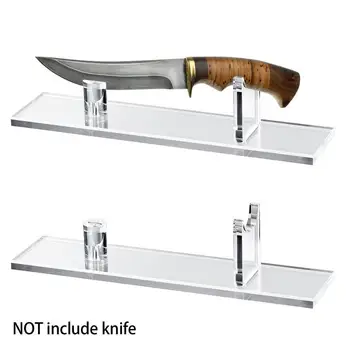 Акриловая подставка для ножей Кронштейн Подставка для прозрачной подставки для ножей Держатель подставки для коллекции ножей