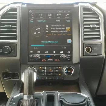 128 ГБ 2din автомагнитола для Ford F150 2015-2021 Android Автомобильный стереосистема Tesla Экран Мультимедийный плеер Головное устройство Беспроводной Carplay