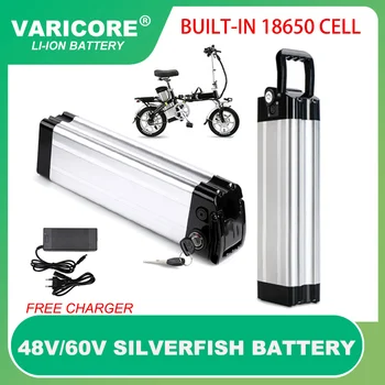 48V 60V 20Ah 15ah 12ah 18650 Аккумулятор для электровелосипеда Silver fish case 1000W Моторный Велосипед Haiba conversion kit 54,6 v 67,2 v Электрический Велосипед